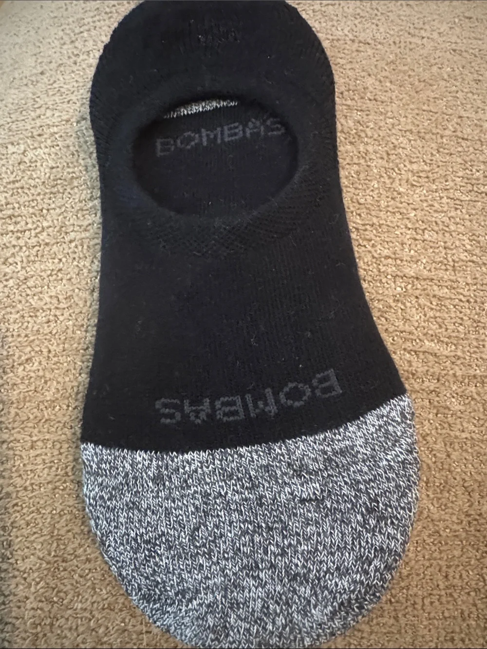 Bombas Unisex No-Show Sock Trio — Black, Olive, Blue Marled